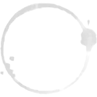 a coffe stain of a mug as logo